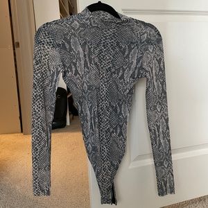 Python Tulle bodysuit